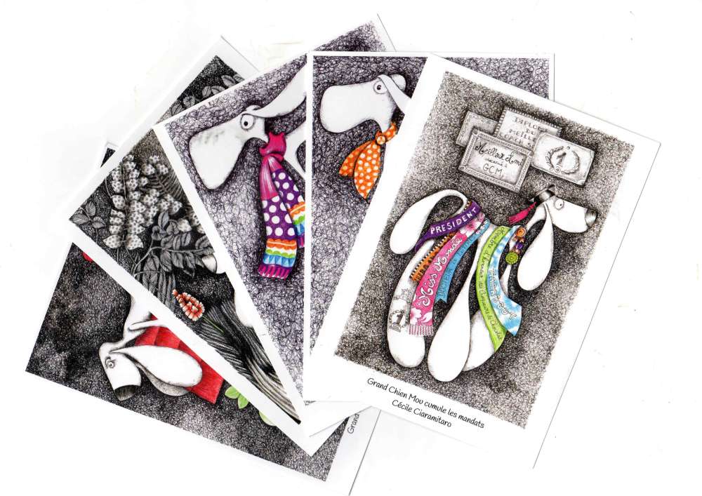 Assortiments Cartes Grand Chien Mou Assortiments Cartes Grand Chien Mou